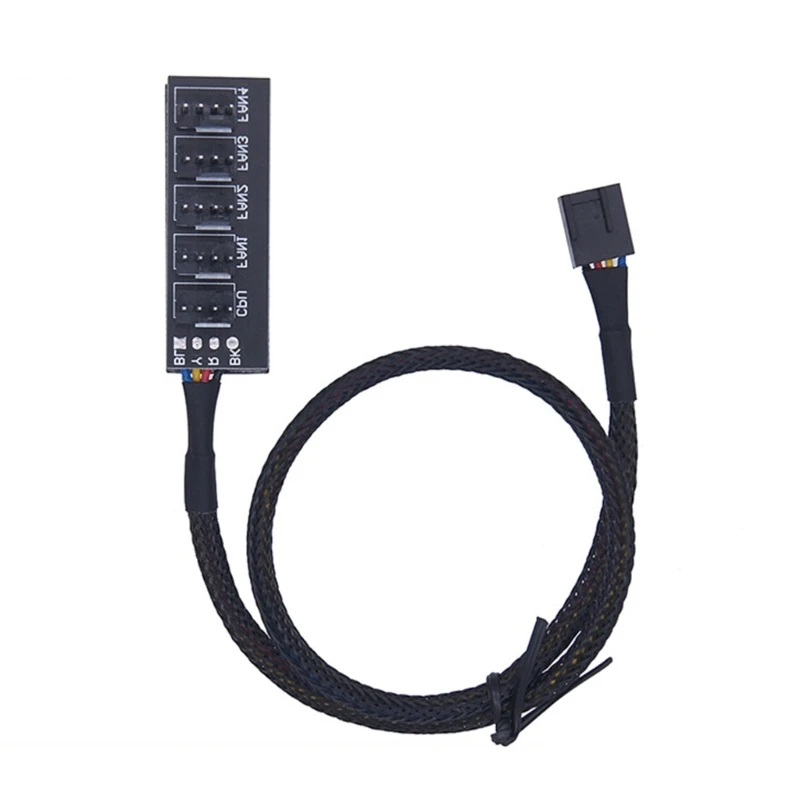 Разветвитель вентилятора ШИМ для 4-контактного 5-ходовой адаптер контроллера