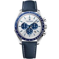 2022 pagani design moon watches men top brand quartz watch sports waterproof wristwatch automatic date speed chronograph 1701