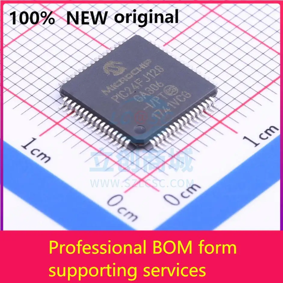 

PIC24FJ128GA306-I/PT PIC24FJ128GA306-I/P новый оригинальный чип IC 100% оригинал