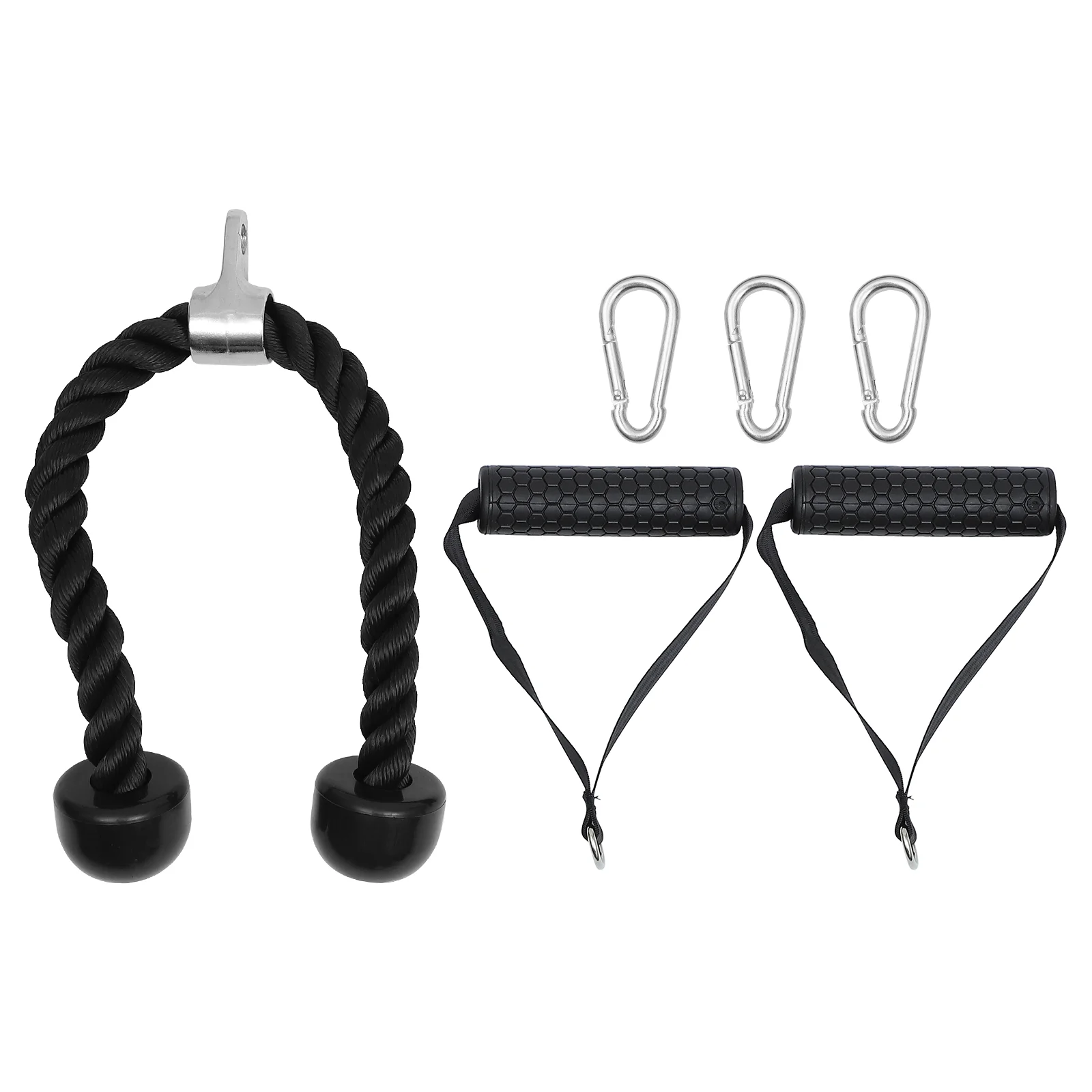 

Ropecable Tricep Down Fitness Attachment Training Bar Tool Gym Muscle Press Kithandle Weight Machine Rotating Triceps Workout