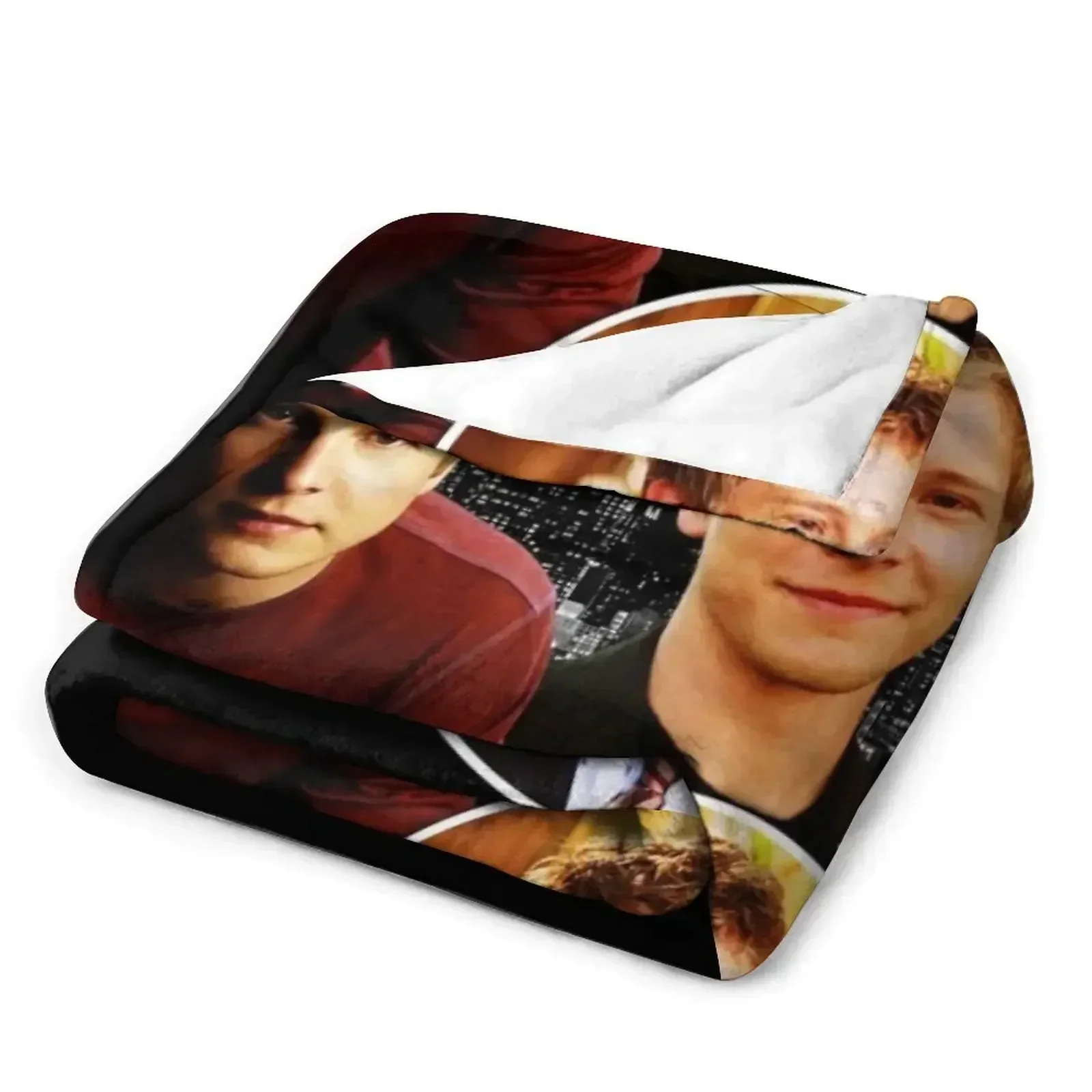 Logan Huntzberger фирменное винтажное ретро-бутлегское одеяло в рэп-стиле большое