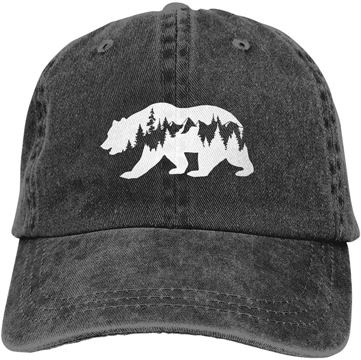 

Boys' Cute Bear Distressed Dad Hat Adjustable Toddler Kids Baseball Cap