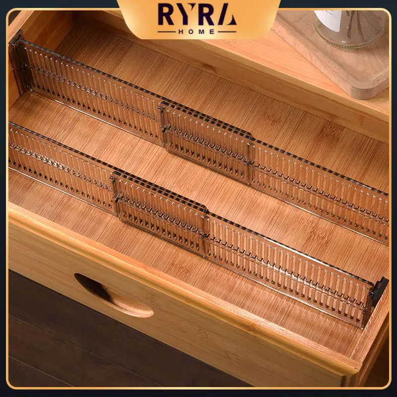 

2/4/5PCS Adjustable Cabinet Storage Partition /set Drawer Dividers Punch-free Clapboard Diy Organizer Supplies Household