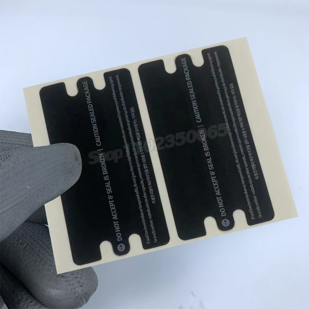 

100PCS OEM New Phone Package Box Paper Seal Sticker For Samsung Galaxy S22U S23 Z Fold Flip 1 2 3 Outer Packing Wrap Sealing