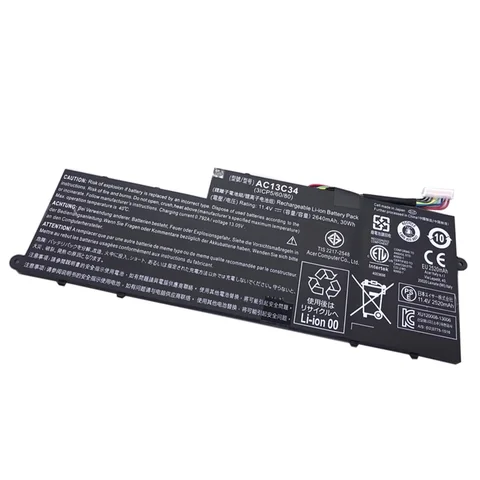 LMDTK новый аккумулятор для ноутбука Acer Aspire V5-122P 132 E3-111 112 ES1-111M MS237 KT.00303.005 AC13C34