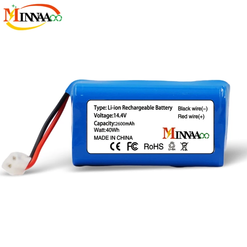 

2023 NEW 14.8V 3500mAh Li-ion Battery Pack,For XIAOMI MIJIA Mi Robot Vacuum-Mop Essential G1 MJSTG1, SKV4136GL H18650CH R30 R35