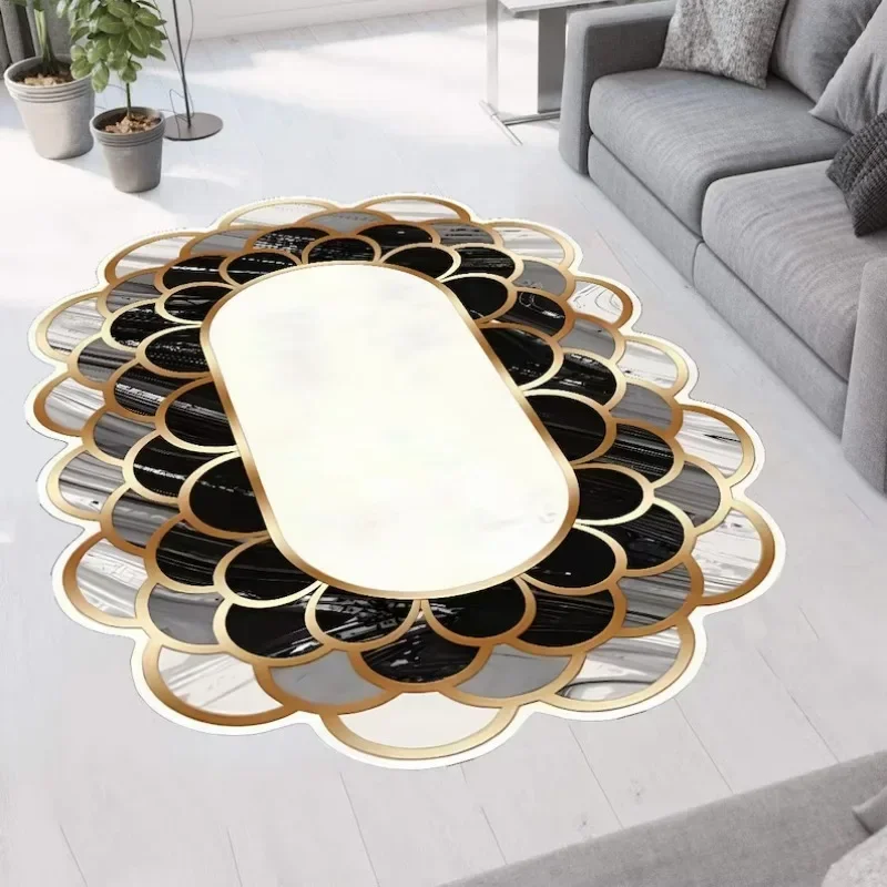 Светильник роскошный Ковер для гостиной с мраморным рисунком прикроватный