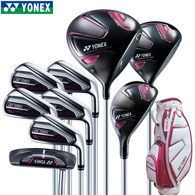 

2023 New YONEX Golf Clubs Women's EZONE ELITE Graphite Set 3woods 6 irons 1putter Golf Clubs FLEX L with no bag