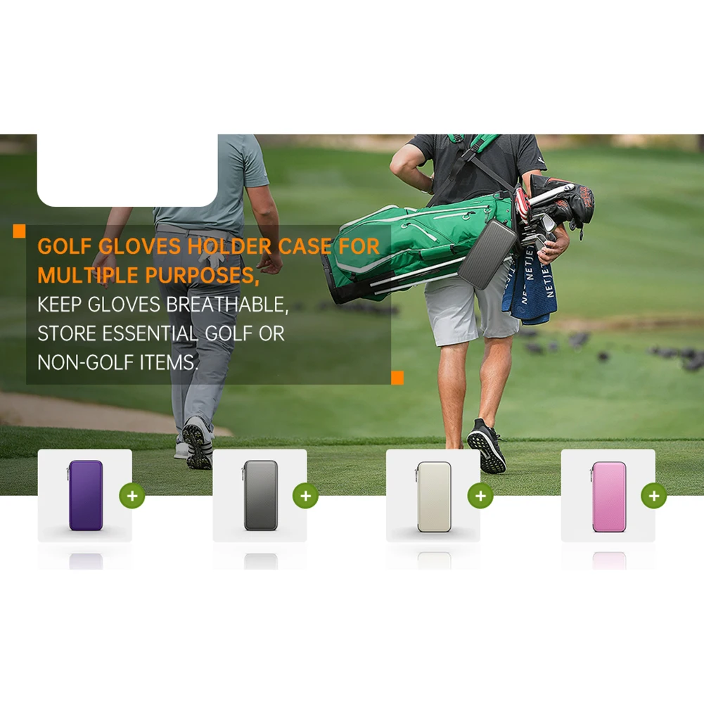 

Box Golf Hand Bag A-Golf Glove Box Accessories-Golf For-Golf Bag Functional PUV Material Portable Storage Box Quality