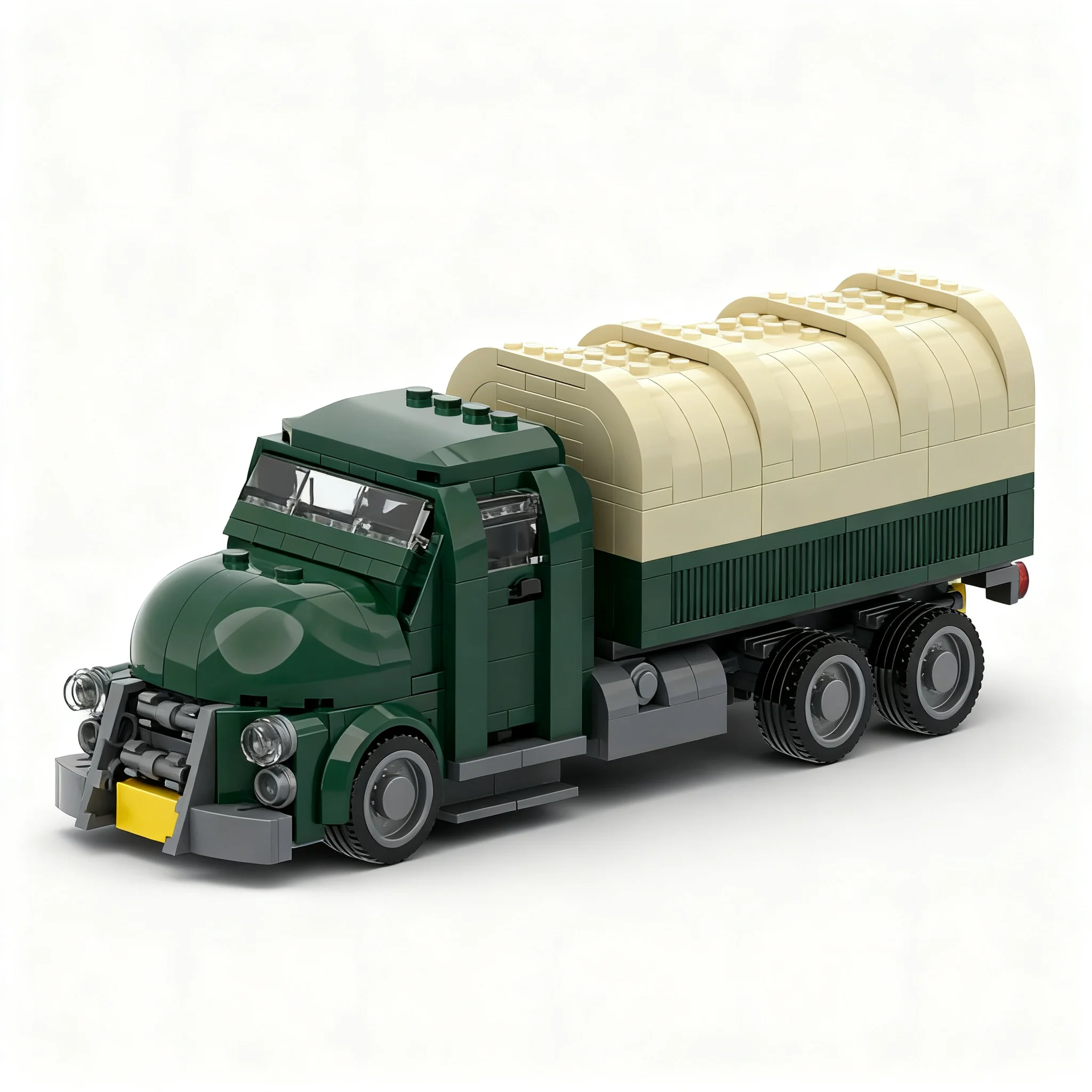 406 деталей MOC Fallout Brawn Truck - Модель военного грузовика с плоской платформой, игрушечные строительные блоки, рождественские подарки, конструктор, подарок на день рождения, DIY-арт. (art.: 3920dcdaa1126) - 3920dcdaa1126