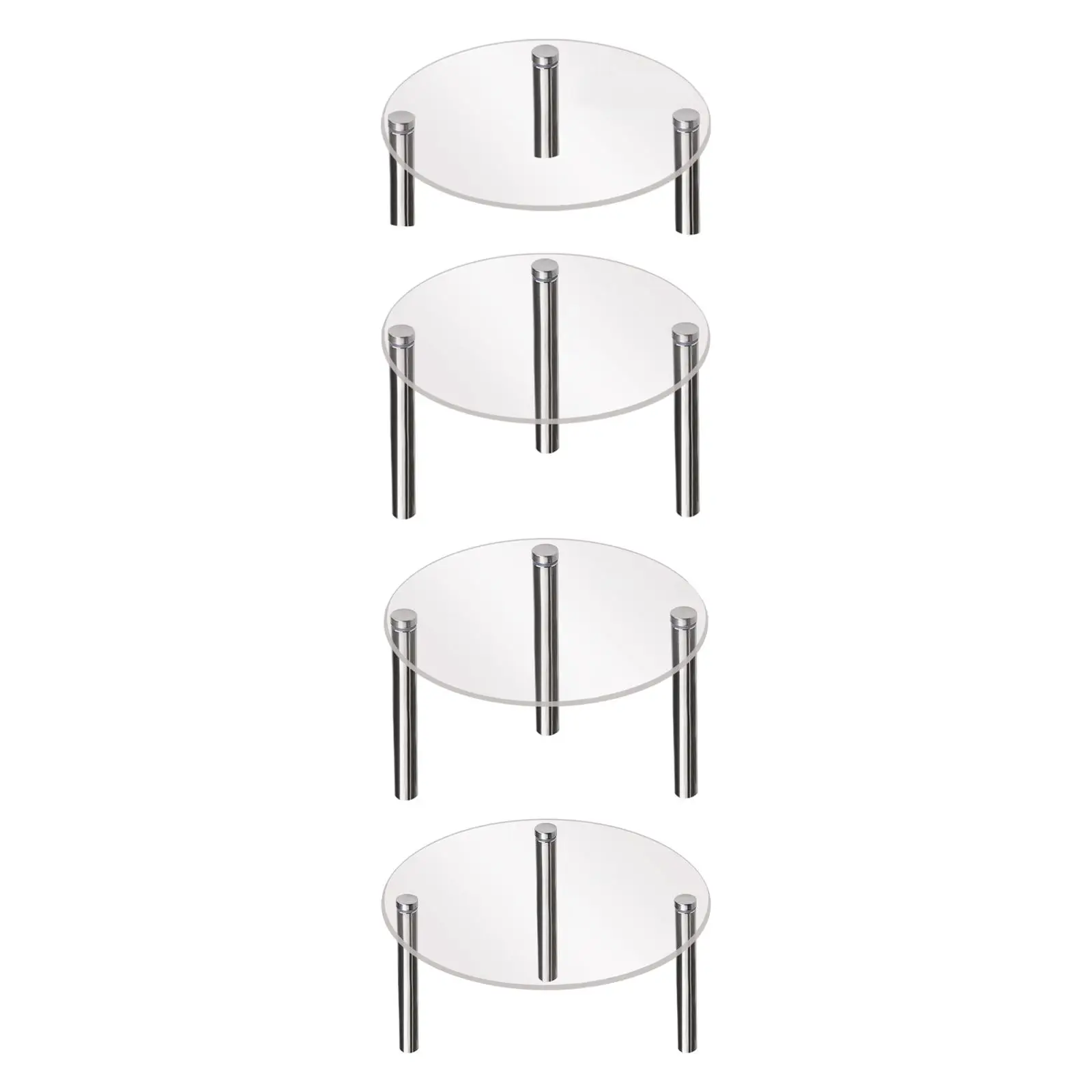 

Акриловая подставка для торта, экшн-фигурки с ароматом капкейка, Многофункциональная подставка с 3 ножками для демонстрации магазинов, сбора искусственных шкафов