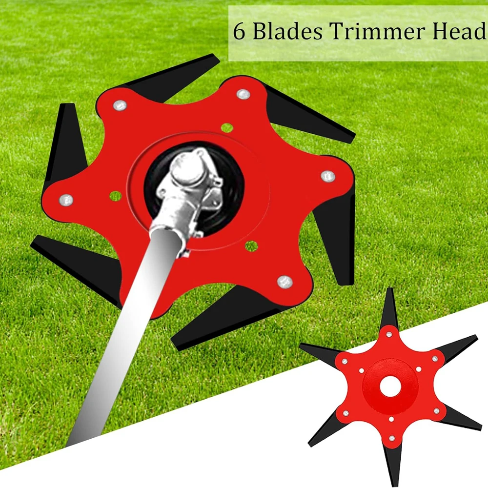 6-лезвийная триммерная головка реверсивные лезвия для поедания сорняков