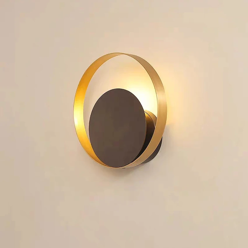 

Nordic G9 LED Round Wall Light Bedroom Bedside Living Room Wall Light Modern Interior Stair Corridor Light Decorative Lighting