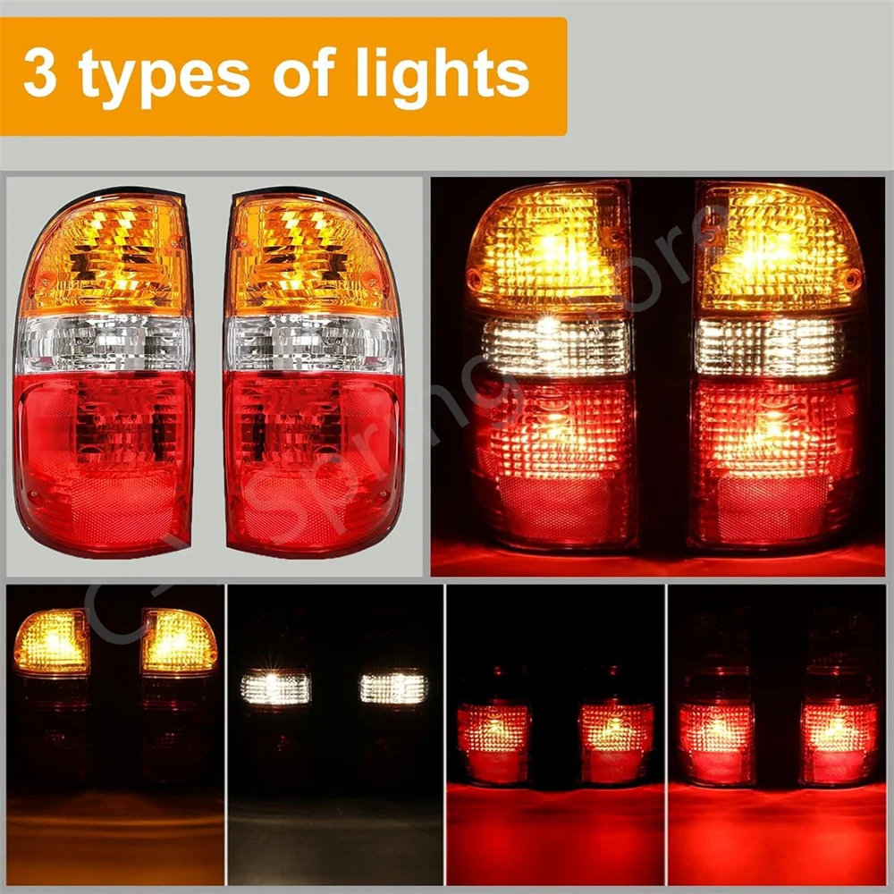 Левый/правый Автомобильный задний фонарь заднего фонаря с лампочкой для Toyota Tacoma