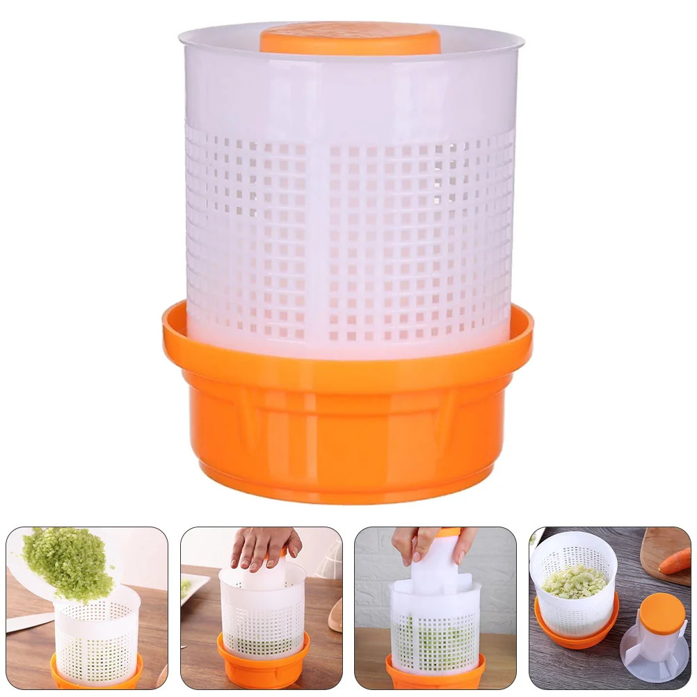 

Vegetable Dryer Vegetable Stuffing Dehydrator Dryer Portable Filling Squeezing Tool Manual Fruit Colander Water Remover Pp