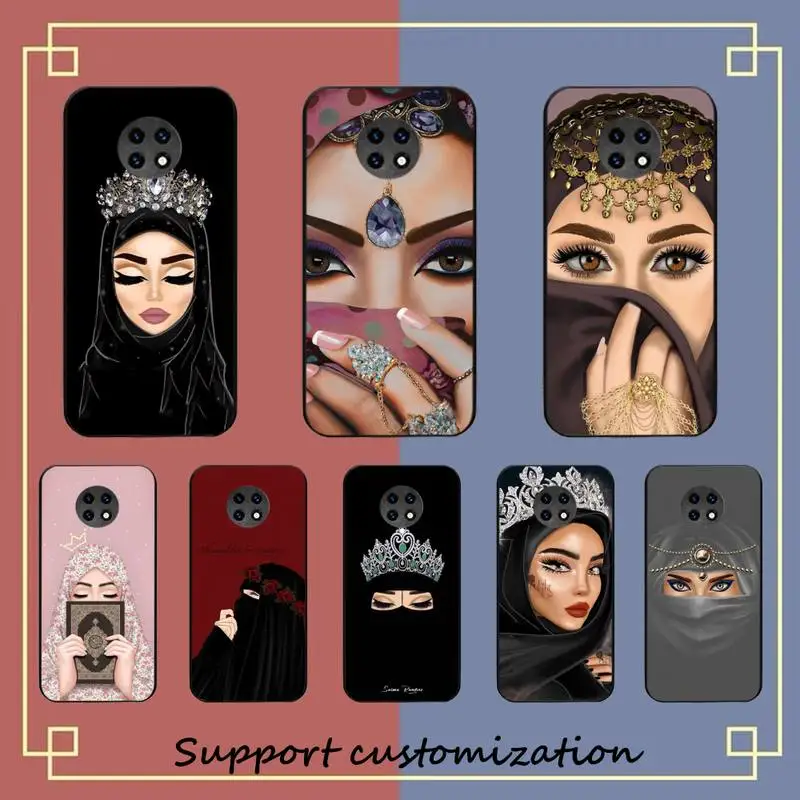 

Woman In Hijab Face Muslim Islamic Girl Phone Case For Redmi Note 4X 5 A 6 7 8 Pro T 9 Pro 9S 10 Pro 11 Pro 11S 11Epro PocoM3pro