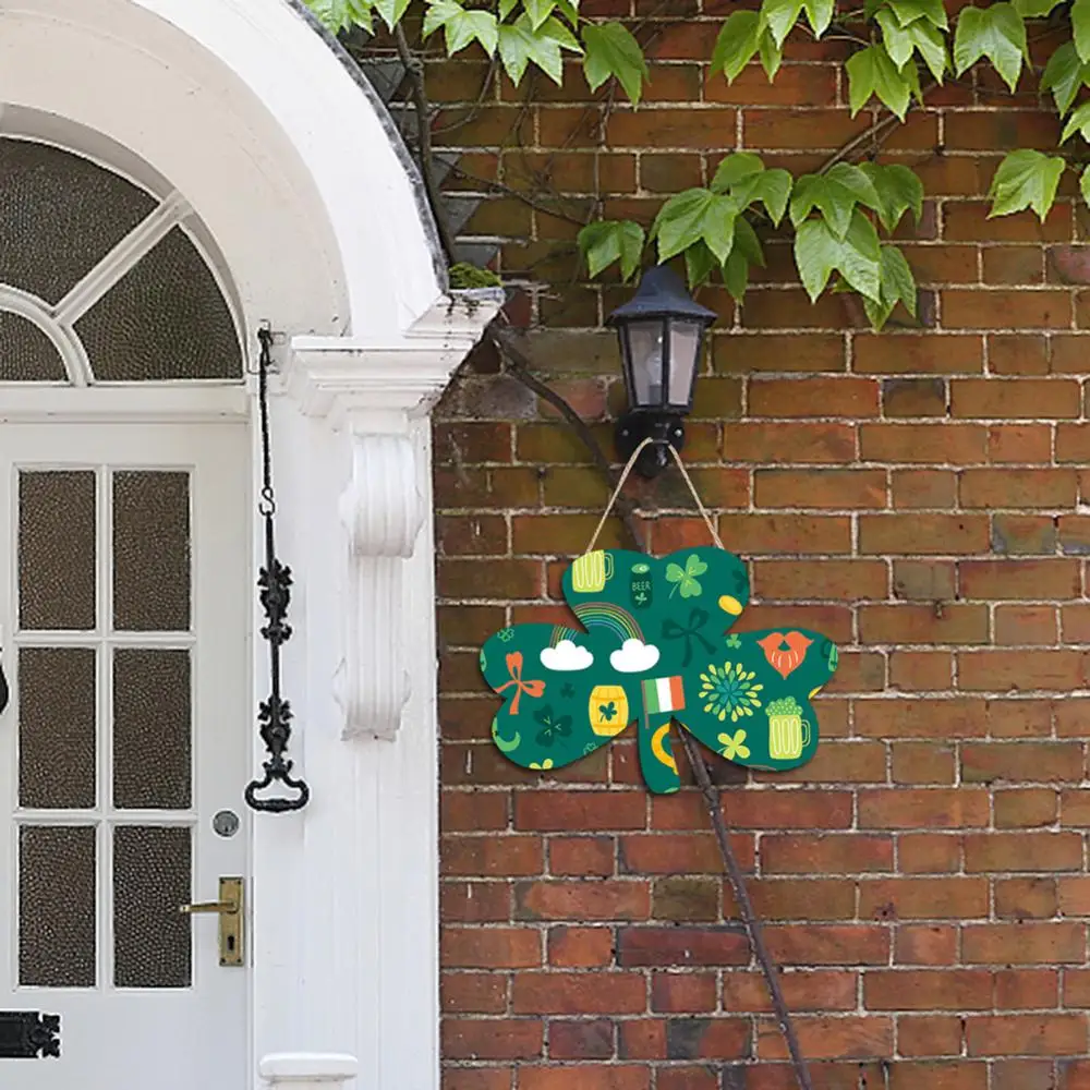 

Wall Hanging Sign Hanging Decoration St. Patrick's Day Decorations No Peculiar Smell Hanging Sign Comfortable Decoration Pendant
