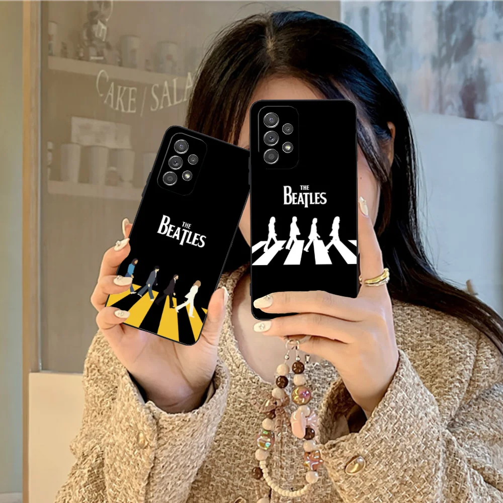 Mobile B-Beatless Phone Case for Samsung Galaxy A91 73 71 70 54 53 52 34 24 23 21 S 5G Black Cellphones Smartphone Cover