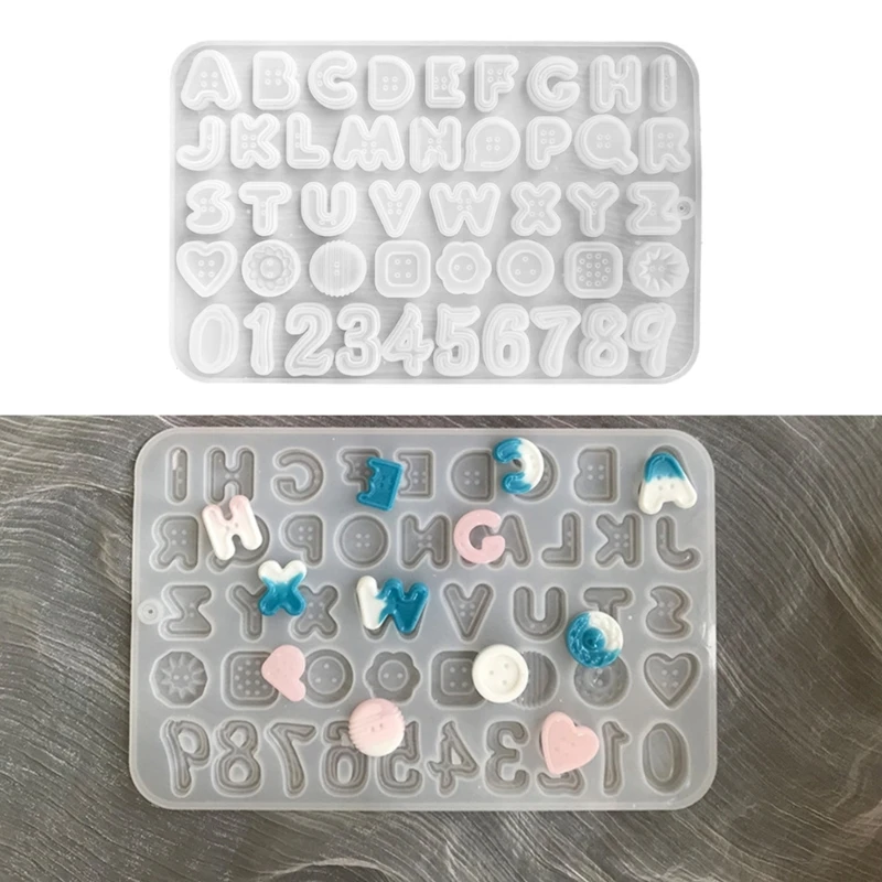 

Alphabet Silicone Mold Fondant Cake Decorating Tools Chocolate Candy Mould
