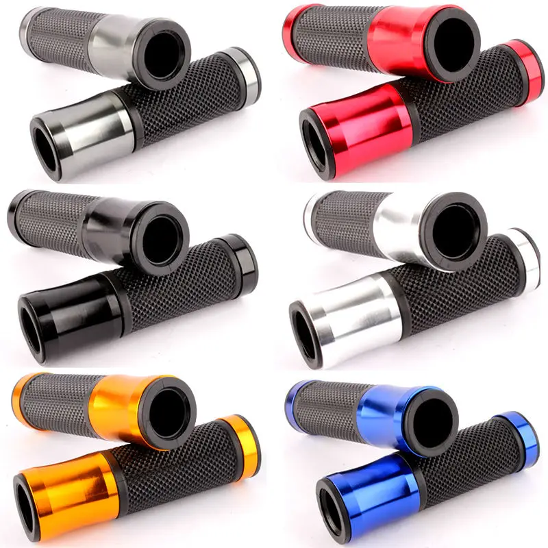 CNC 22 мм 1 пара мотоциклетные велосипедные алюминиевые гелевые резиновые ручки 7/8