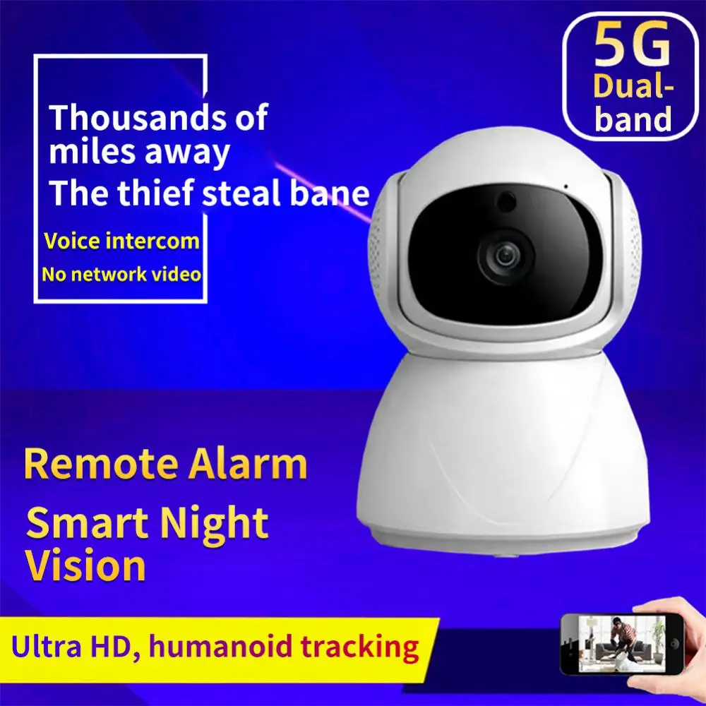 

Auto Tracking CCTV Surveillance Camera Baby Monitor 2mp WIFI Camera 1080p Wireless IP Camera Smart Home