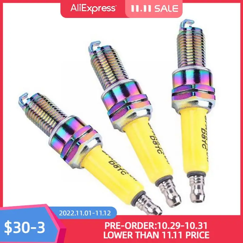 

1PCS Iridium Spark Plug D8TC For Vertical Engine CG Series 125cc 150cc 200cc 250cc Off-road Vehicle Motorcycle 250CC Scoote R8D5