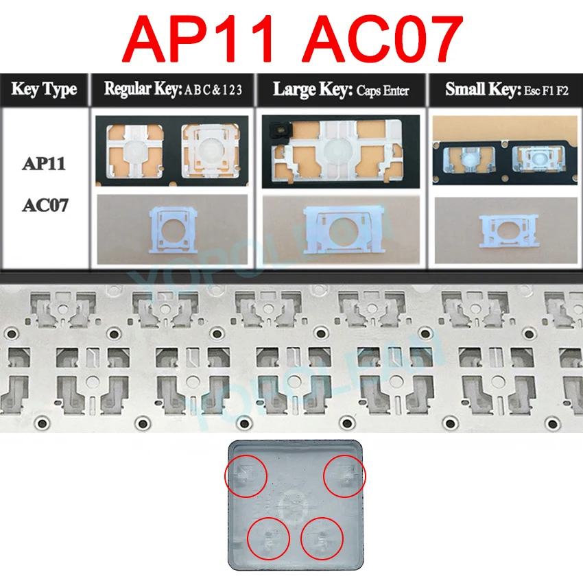 Новые колпачки для клавиш AP11 с инструментом Macbook Air A1369 A1466 Pro Retina A1398 A1425 A1502 2012 2013 2014