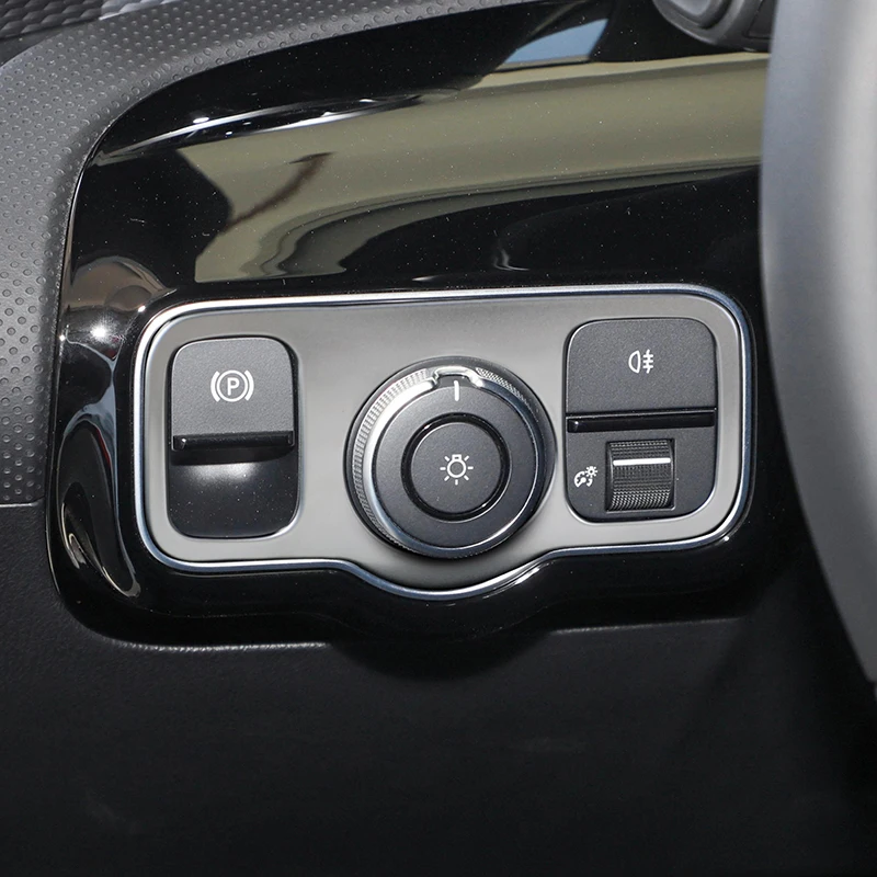 Декоративная рамка для переключателя фар из нержавеющей стали отделка Mercedes Benz A B