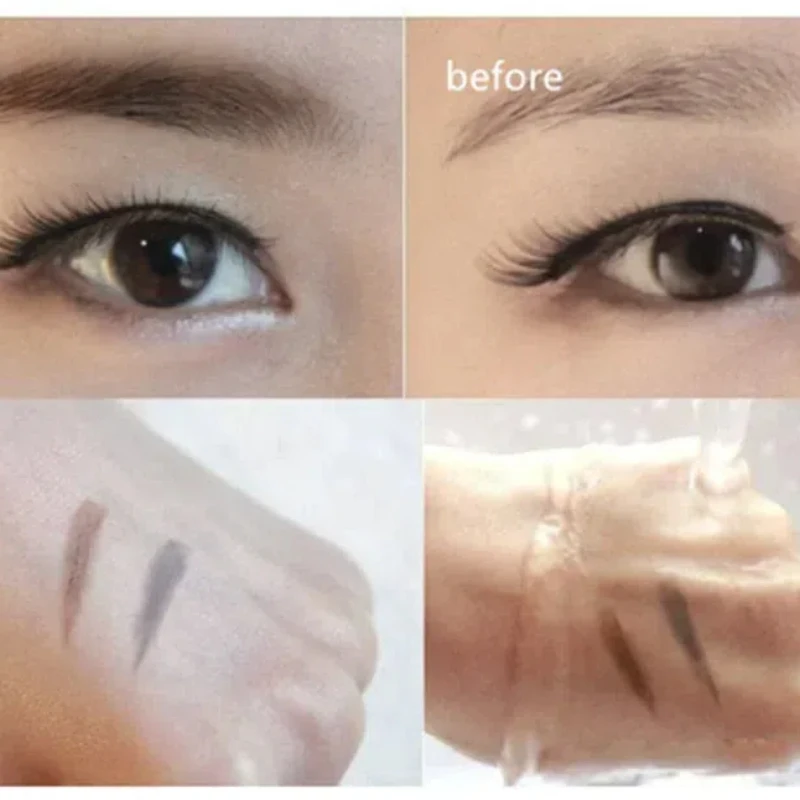 1 шт. популярный женский водостойкий коричневый карандаш для бровей подводка