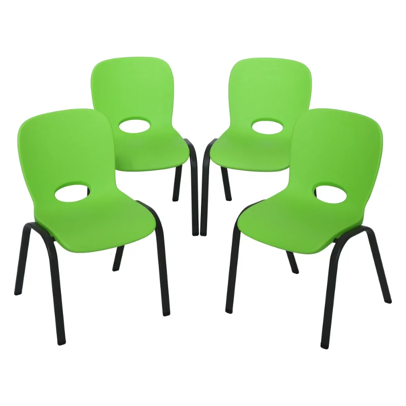 

,Lifetime Childrens Stacking Chair - 4 Pk (Essential), 80473, Lime Green