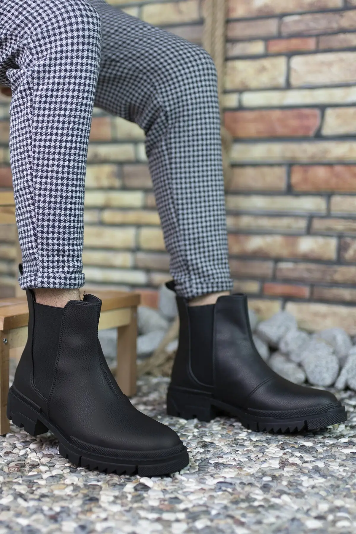 

Black Warm Safety Outdoor Casual Shoes Activities Hiking Boots Male Man High Quality Work Boots