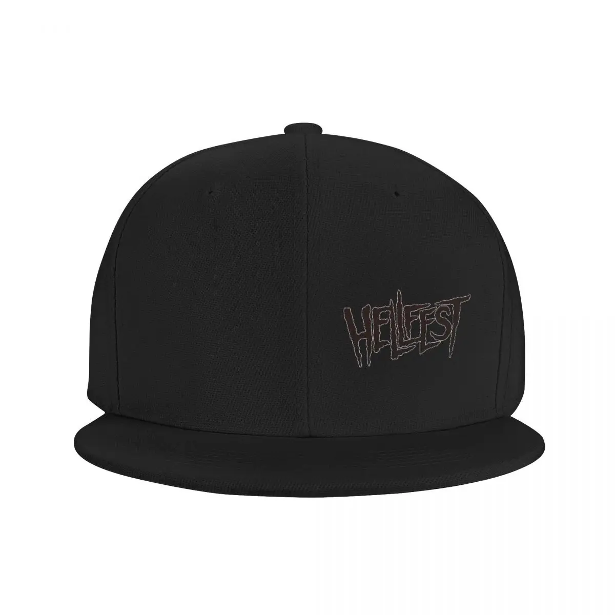 

Hellfest Cap Flat Brim Baseball Cap Youth Hip Hop Cap And Hats For Men Women