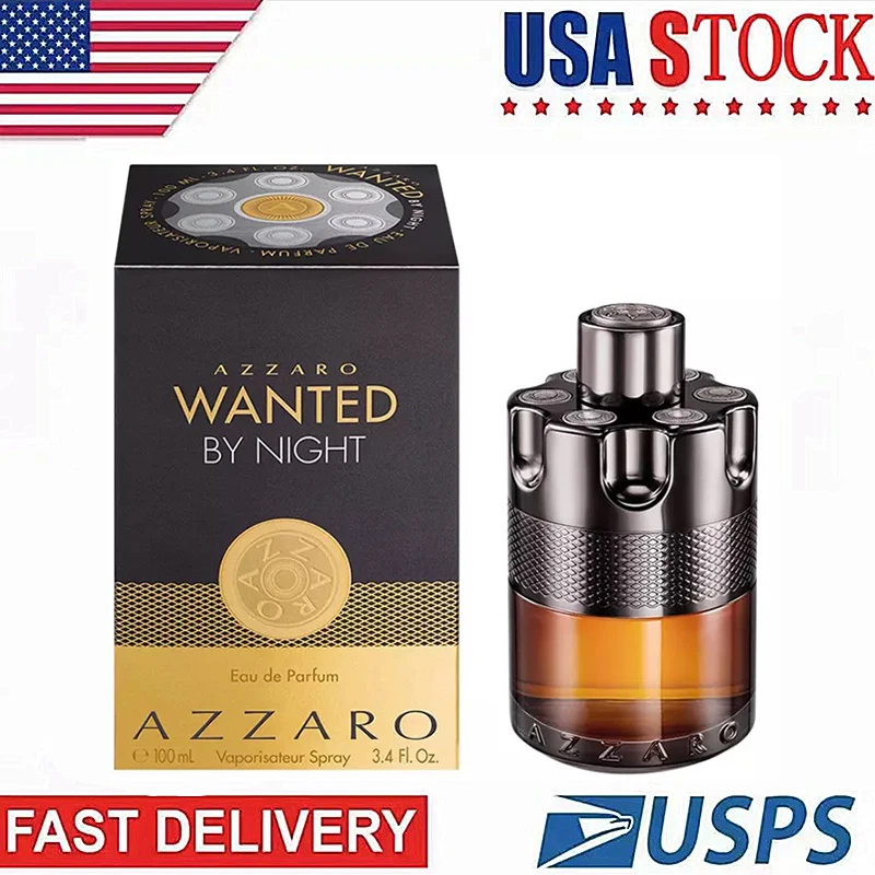 

Free Shipping To The US In 3-7 Days Azzaro Wanted By Night Perfumes for Men Cologne with Long Lasting Parfums Body Spray