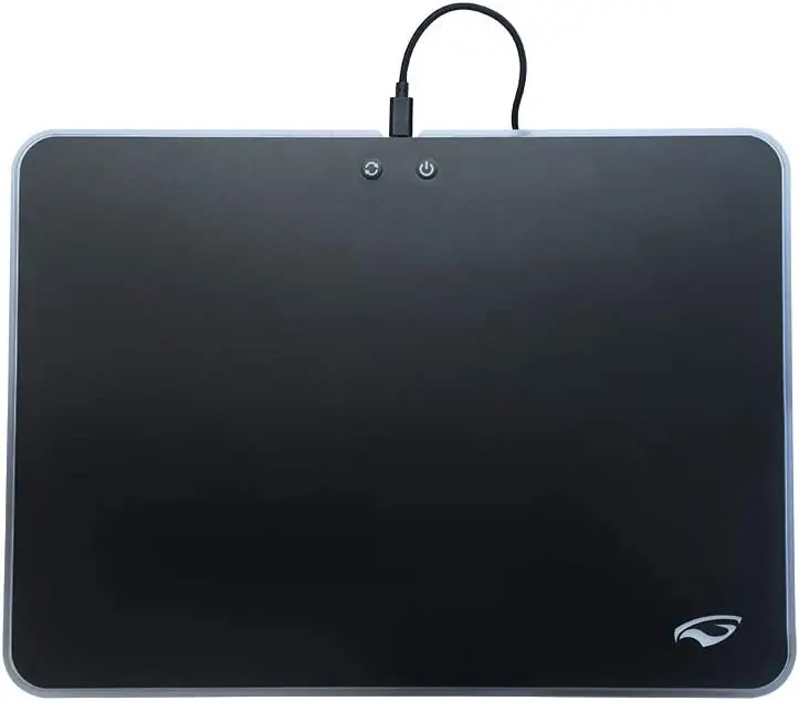 

NEW Mouse Pad Preto MP-G2000BK - Revestido em Nylon Com LED RGB em 5 modos de Iluminação Conexão USB