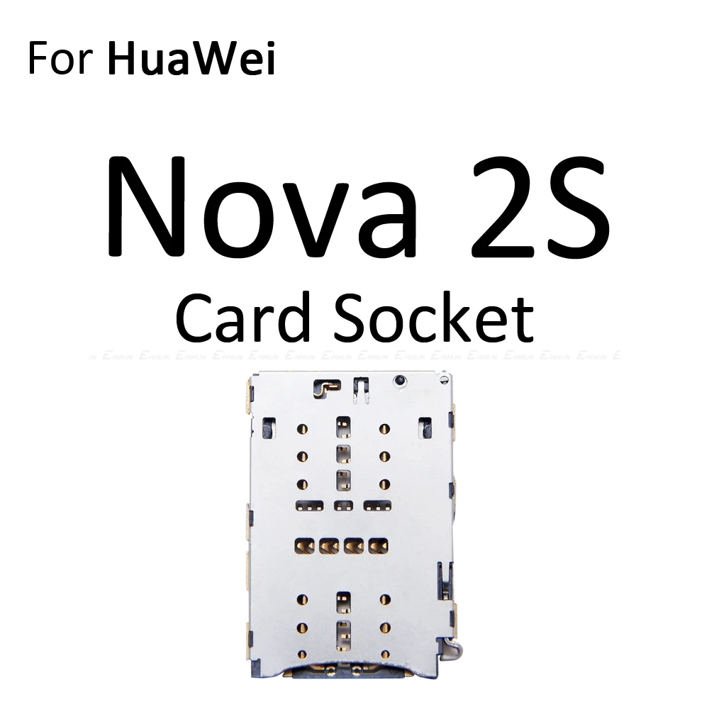 Фото Разъем-адаптер для слота карты Micro SD (HuaWei Nova 3i, 2i, 2S, HWI-AL00, TL00) – Запчасти для считывателя карт №4