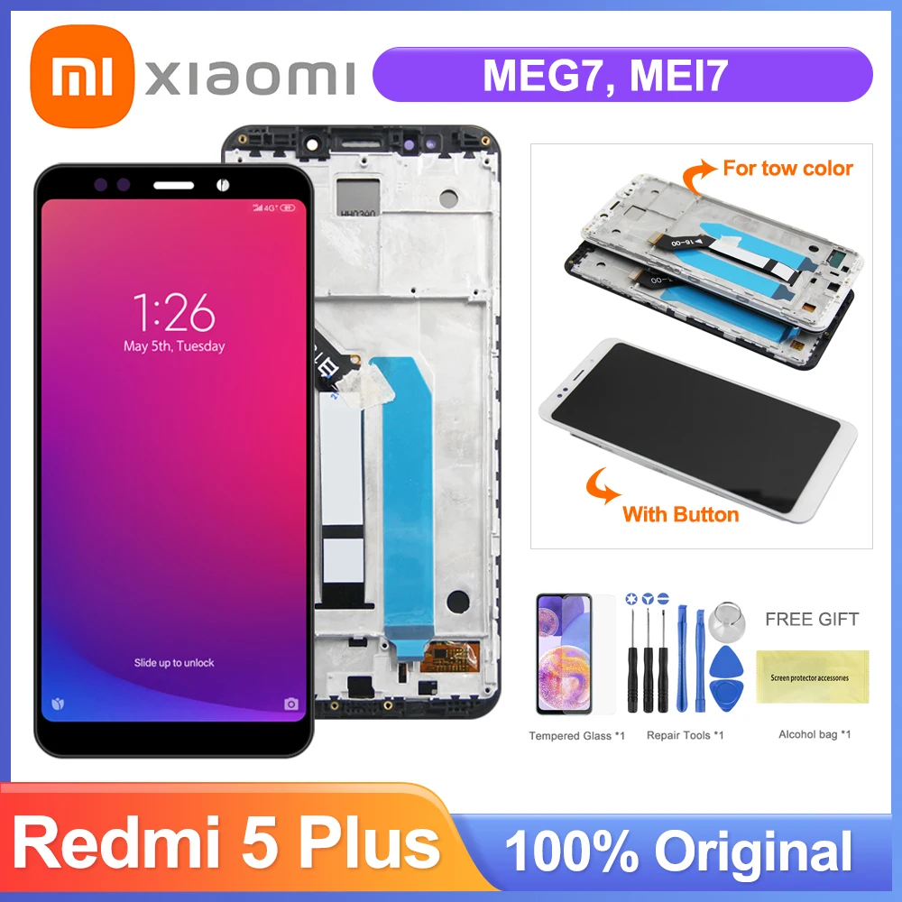 Оригинальный дисплей 5 99 дюйма для Xiaomi Redmi Plus ЖК-дисплей сенсорный экран
