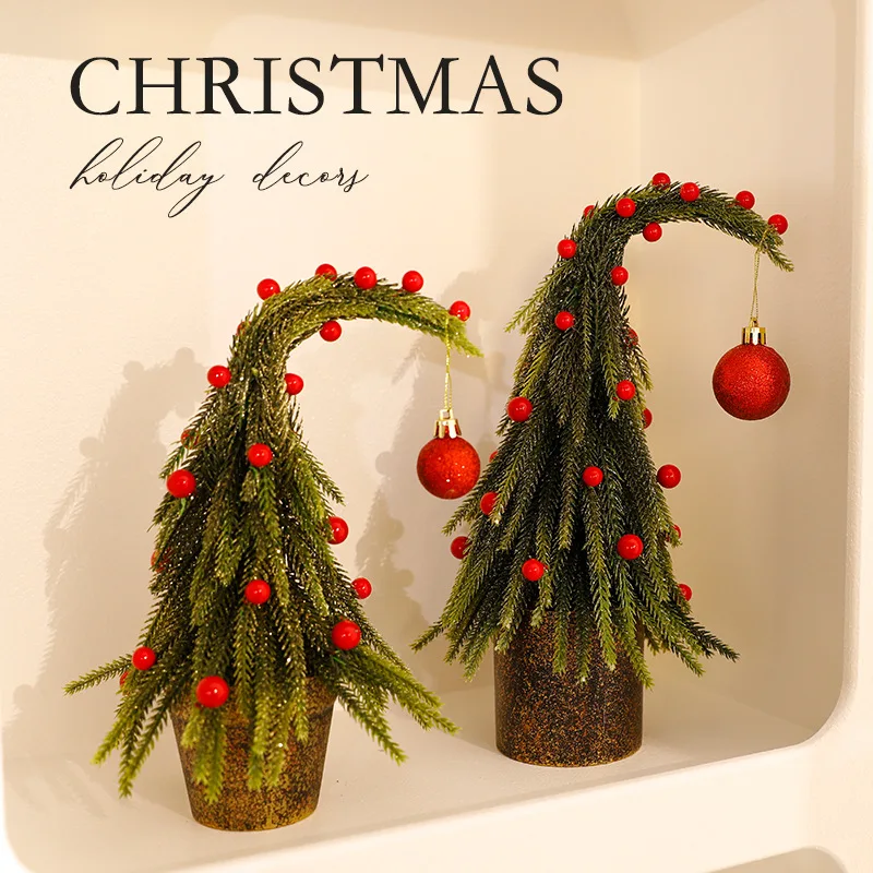 DIY мини-украшение для рождественской елки имитация подвесного шара кривая шея