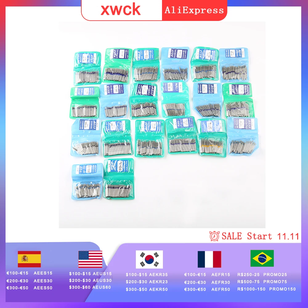 1 пакет/50 шт. алмазная полировка зубов