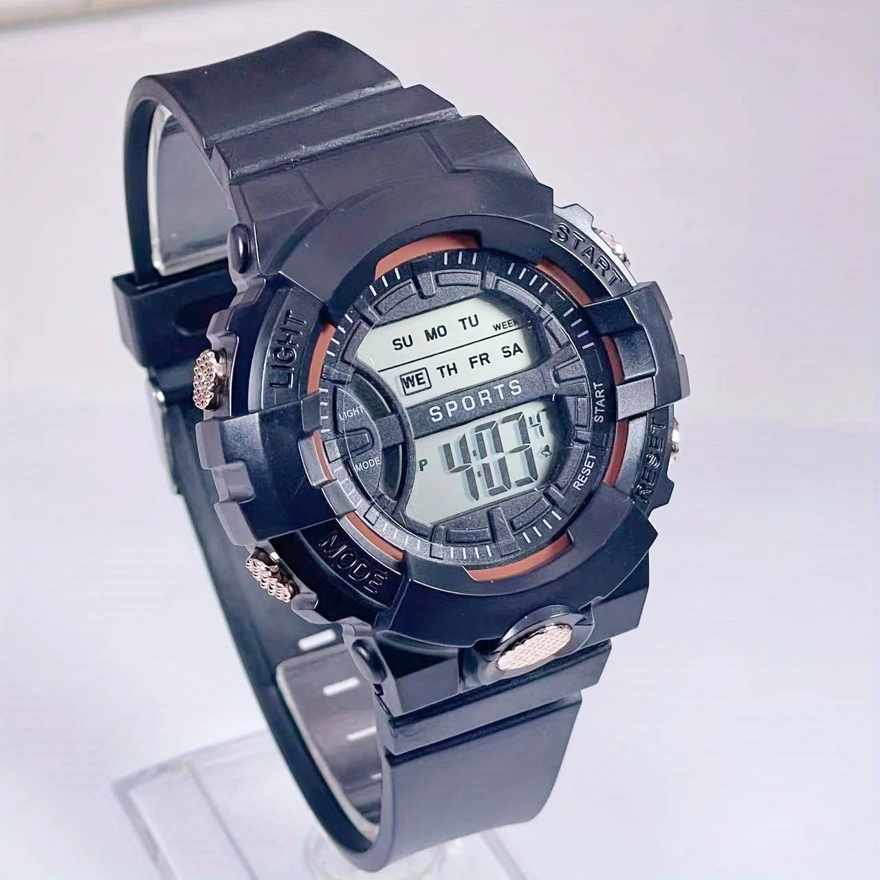 Модные повседневные водонепроницаемые спортивные электронные часы для