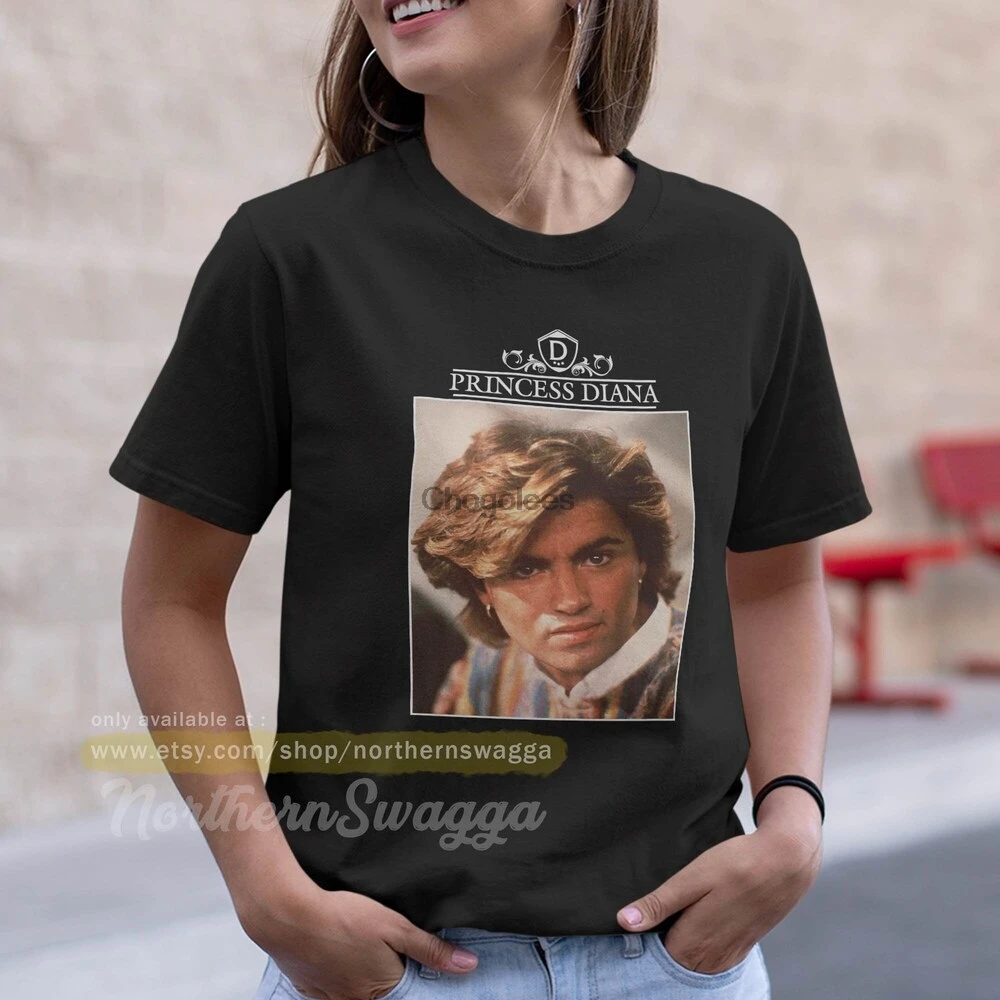 Забавная футболка принцессы Дианы Джордж Майкл королевская пародия семьи 249 -