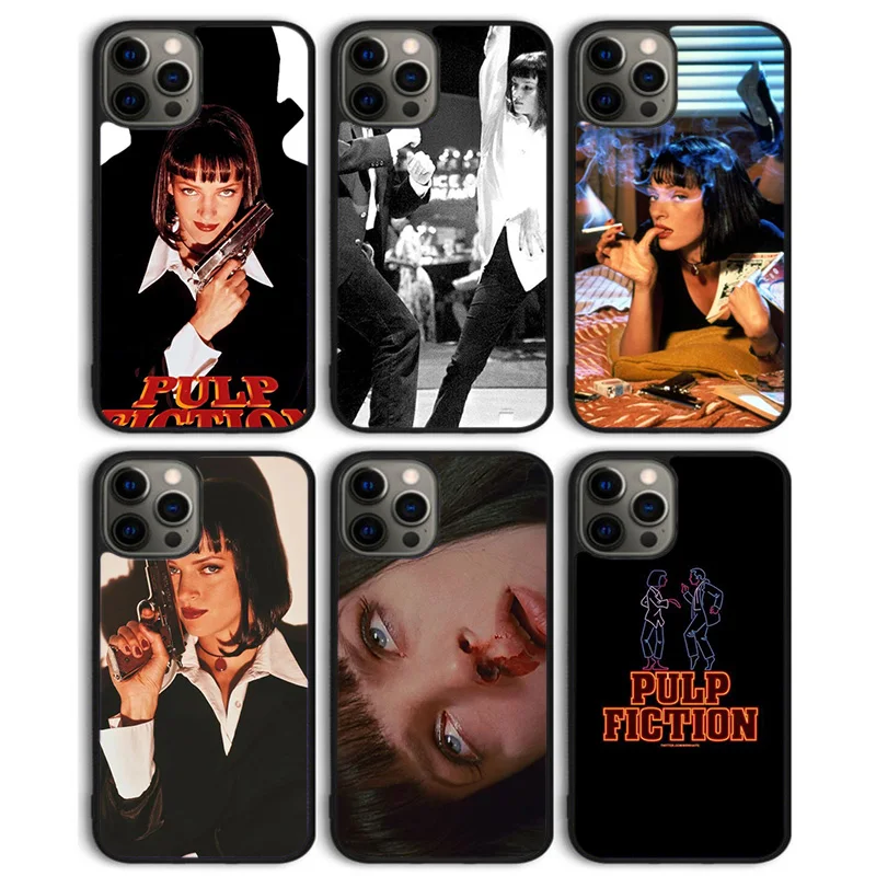 Чехол для телефона Криминальное чтиво Dancing iPhone 16 15 SE2020 14 13 11 12 Pro Max mini XS XR X PlusS Shell Coque