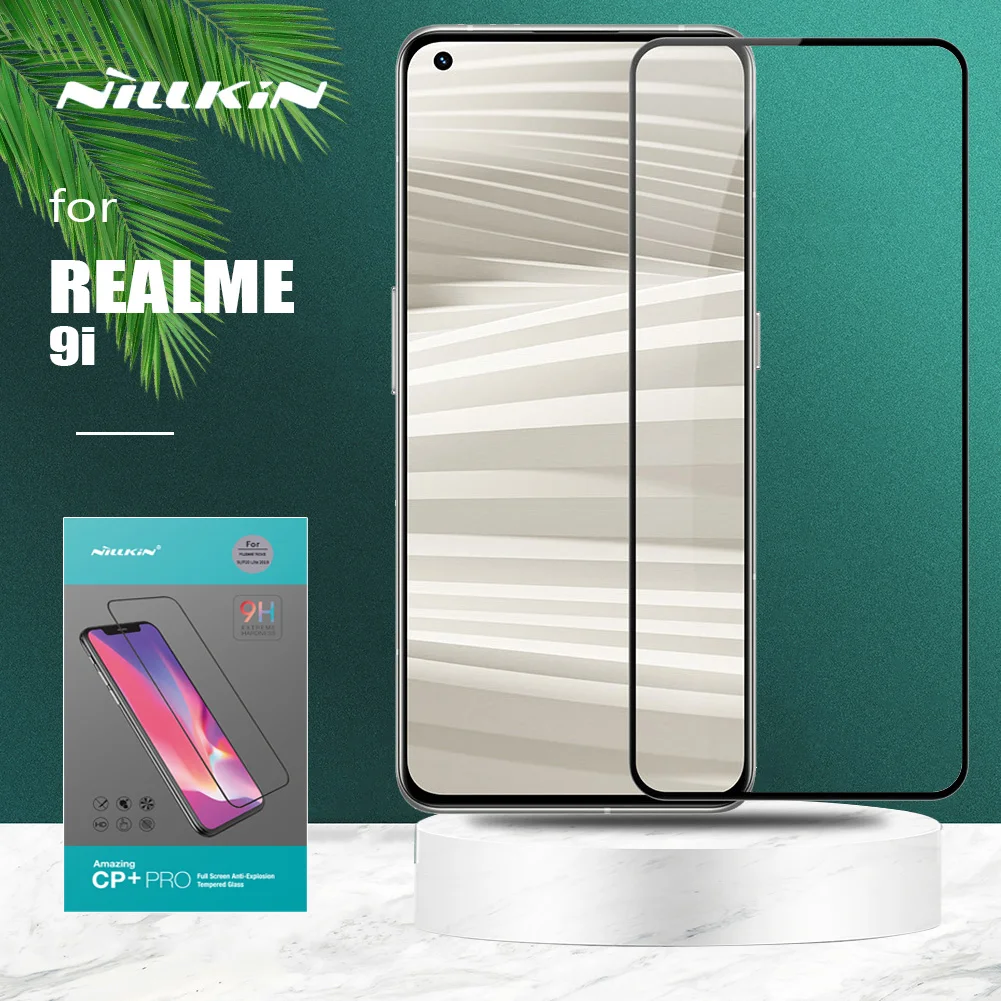 

Для Realme 9i Nillkin CP + Pro 2.5D ультратонкое полное покрытие закаленное стекло Защита экрана 9H жесткое стекло для Realme 9i фотостекло