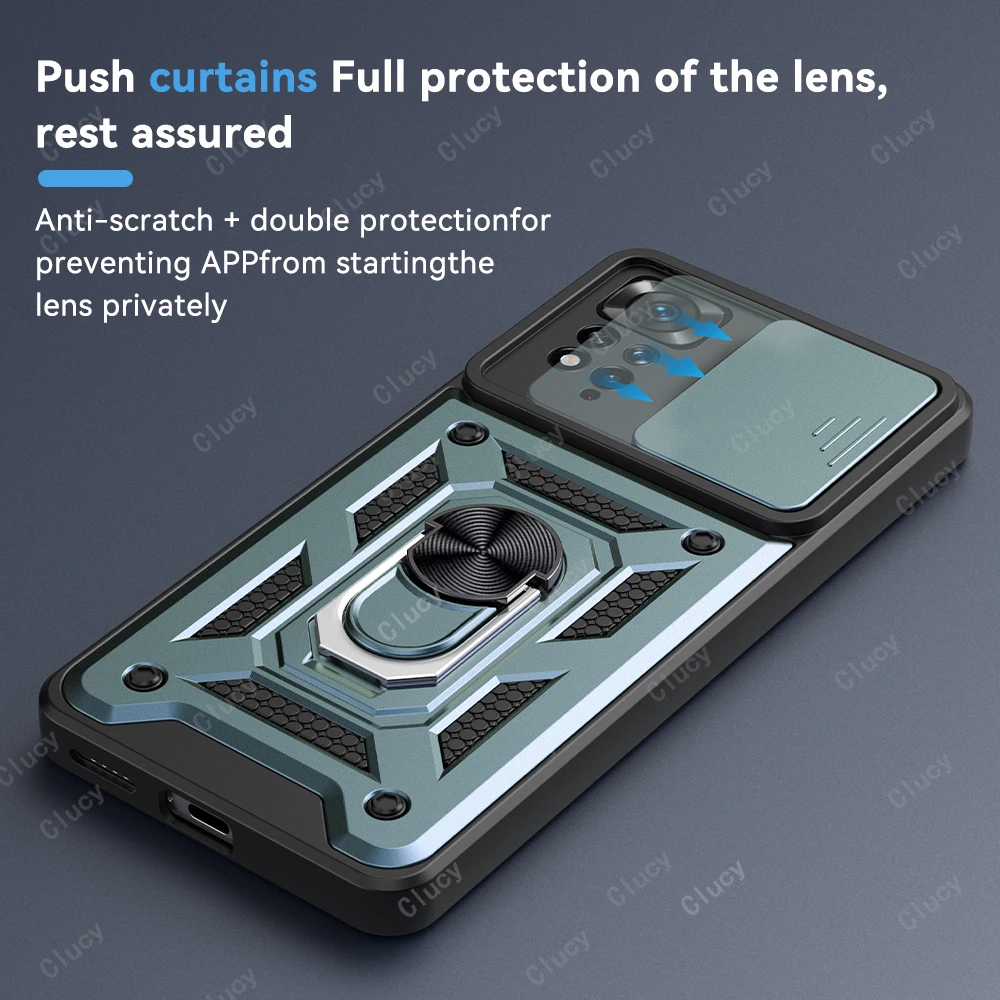 Shockproof Armor Case For Redmi Note 12 11 10 9 Pro 11s 10s 9S Camera Lens Protection Fundas For Redmi 11A 10A 10C 12C 9T 9A 9C