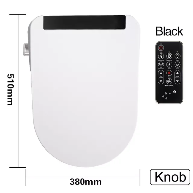 

LCD 3 Color Intelligent Toilet Seat Elongated Electric Bidet Cover Smart Bidet Heating Sits Led Light Wc F3
