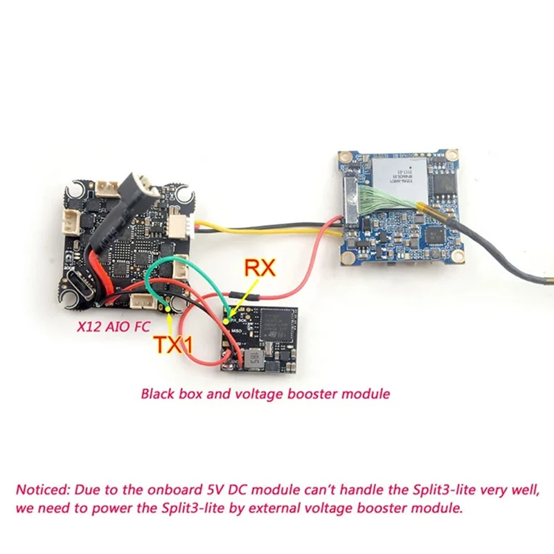 Retail Mobula7 1S HD FPV Tinywhoop Drone Replacement Openlager Blackbox Voltage Booster Module For Betaflight Gyroflow