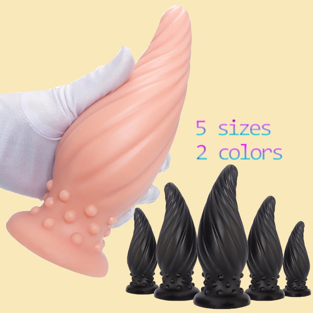 Анальная пробка спиральная 9 см