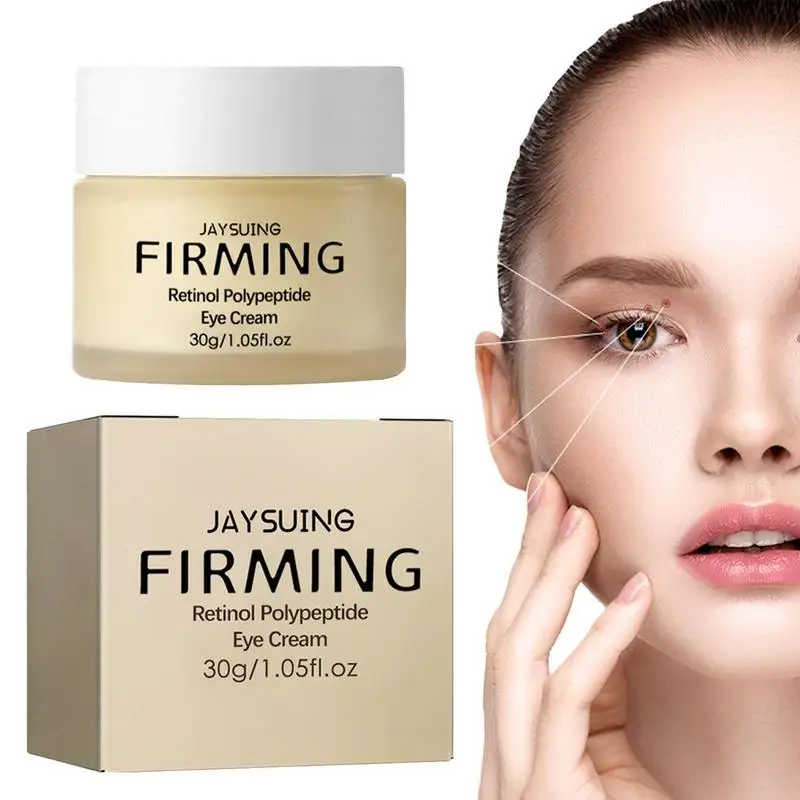 

Anti-wrinkle Eye Cream 30g Retinol Polypeptide Anti Puffiness Cream Remove Dark Circles Eye Bags Fade Fine Line Eye Cream