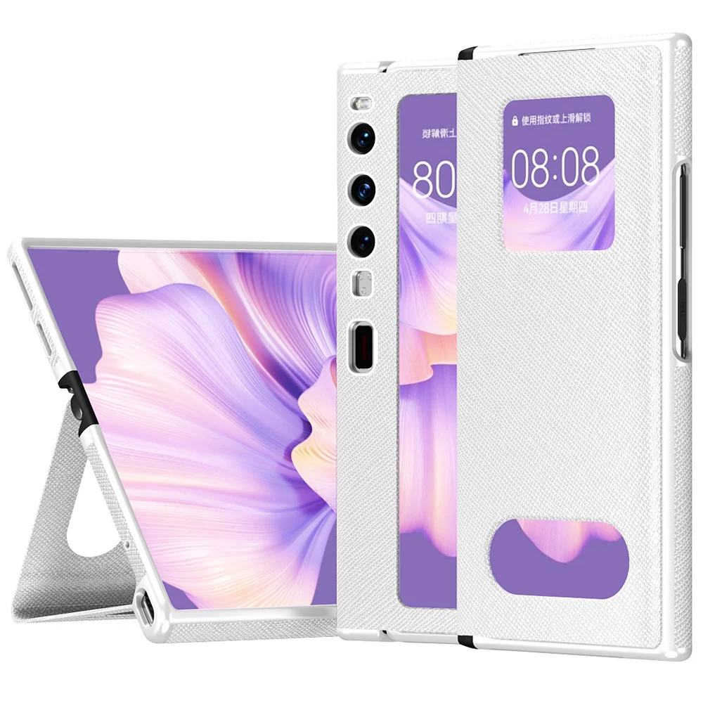 

Leather Flip Fold Case For Huawei Mate Xs 2 Xs2 Folding Book Folio Window Protector Cover Free shipping
