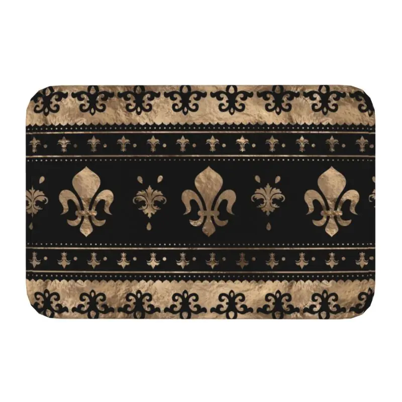 

Роскошный Противоскользящий коврик для кухни, ванной, цветочный цветок лилии, садовый напольный дверной Настенный Коврик