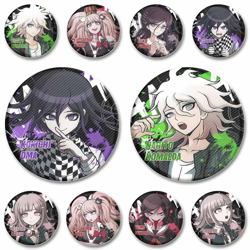 Игровая периферия Danganronpa Trigger Happy Havoc кнопки значки с героями мультфильмов булавки